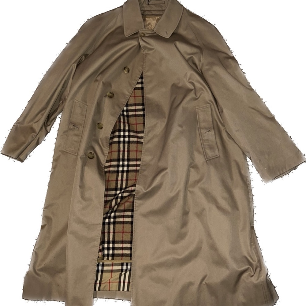 Vintage Burberry Camden car coat.